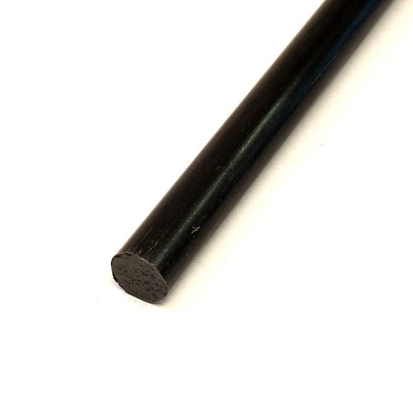 Black Carbon Fibre Rod 12mm